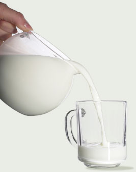 pitcher of milk